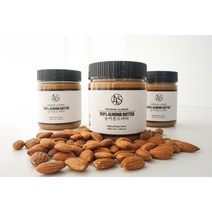 [무료배송]순 아몬드버터 100% 300g 아몬드잼 비건 식물성 단백질다이어트 프리미엄 무첨가, 1개