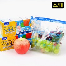 뽀로로 아기 어린이집 지퍼백 소형 대형 소분용지퍼백 여행용, 대, 대(L)