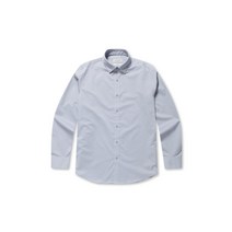 [노타이] 폴리/코튼 유색 솔리드 드레스셔츠_BRSDX23263BUL