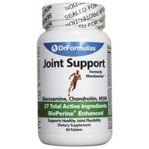 관절 연골 영양제 보수웰리아 보스엘리아 염증을 줄이고 연골 성장을 지원하는 글루코사민 콘드로이틴 msm 보스웰리아 세라타 생선 연골 등이 포함된 멘다민 25 성분 관절 보충제, 180개(1팩)