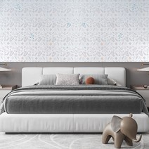 단열벽지 1mX10m_포인트 접착식 벽지 셀프시공 곰팡이방지 인테리어 필름 시트지 보온 방한 단열재 도배지, 라이즈 작은꽃