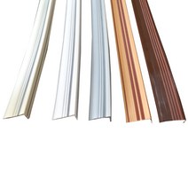 호쿠호니 기억자몰딩 마감재 장판 일자 논슬립 계단 PVC 고무, SH-일반형(42mm)-우드색/1.2M
