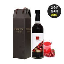 산수유마을 산수유 농축액 80% / 국내산 산수유 엑기스 산수유원액 산수유주스, 750ml