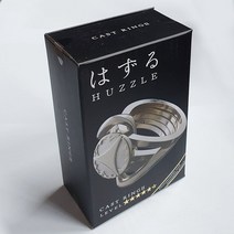 5단계퍼즐 CAST RING2 하나야마 캐스트퍼즐/ 1~6단계 Hanayama 정품퍼즐 어려운퍼즐 철재퍼즐 디자인퍼즐 도전 교육 지능개발 머리훈련 수집퍼즐 CAST 메탈퍼즐