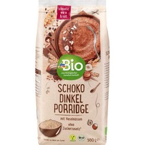 디엠바이오 dmBio Chocolate Porridge 독일 초콜릿 스펠트 포리지 500g, 1팩