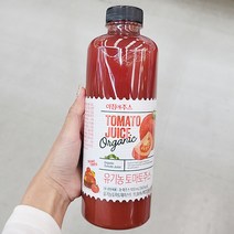 서울우유 서울 아침에쥬스 유기농 토마토 900ML x 2개, 아이스보냉백포장