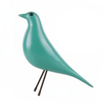 동물 조각 임스 새 수지 공예 데스크탑 가정 장식 집 침실 선물., [06] green