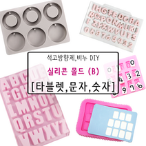 [드그라쎄] 비누 석고방향제 실리콘몰드 B_, 61.하트 해피벌쓰데이 레터링