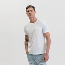 22SS[지아니루포]GL1079F 프리미엄코튼 워시드 반팔티셔츠(WH)