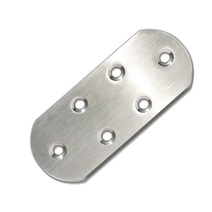 엠파이어 보강철물 평철 연결철물 선반지지대 사각조인트 파이프 스텐꺽쇠, A 스텐일자연결대18호 6H28T94