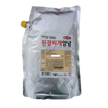 뉴그린푸드 된장찌개 양념 소스 2kg X6 가정 업소 학원 급식 전문점용, 6개