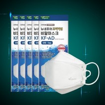 에코페어 뉴네퓨어 프리미엄 비말 마스크 KF-AD(대형) 80매, 1세트, 화이트