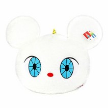 달로카 화이트 얼굴 쿠션 국산 스노우 침대 장식, 단품