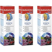 Rotbackchen 아이언 철분 Iron 450ml 3팩