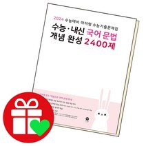 마더텅 수능기출문제집 수능 내신 국어 문법 개념완성 2400제, 단품