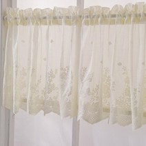 짧은커튼 작은커튼 창문 주방 카페 인테리어 커튼 바란스 가리개 자카드 커튼 인쇄 커튼 폴리에스터 섬유 간략한