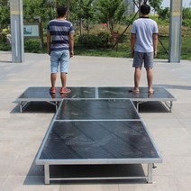 무대 단상 페스티벌 교회 행사용 콘서트 합창, 1.28x1.5m (고정 높이), 1개, 1개