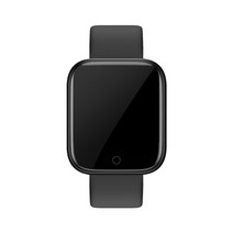 가성비 스마트워치 2pcs y68 d20 블루투스 피트니스 트래커 심박수 모니터 혈압 시계 y68s d20s smartwatch, 1 블랙