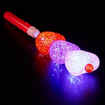 야광맨 LED 밥풀 3단 하트봉 누룽지봉 야광봉, LED 밥풀 3단 하트봉+AG13 배터리 3개
