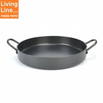 제이엠컴-경질 닭갈비팬 볶음팬 철판 춘천닭갈비 업소용 원형 쭈꾸미 밥볶음 볶음요리팬 볶음팬 철판요리팬 알루미늄볶음팬 다용도볶음팬-JS, JS-경질닭갈비팬 35호