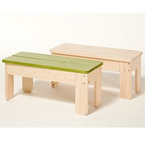 진이네가게 어린이 벤치 소나무원목 비니벤치, 스트로우+화이트