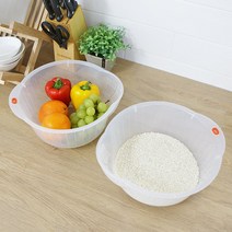 일음쇼핑^*minomata 야채 물빠짐 채반 믹싱볼 바가지 쌀바가지 채망 씻는 채바가지 주방소쿠리 빠짐일medi*^