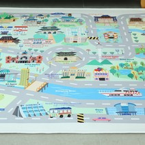 미조데코 아이방 러그 인테리어 도로매트 동물원 알파벳도로 DTP 키즈