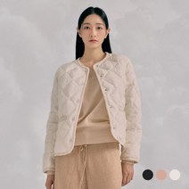 [클라비스] [시즌오프][구름패딩] 라운드넥 퀼팅 점퍼 (3colors) CVJPC4T01M