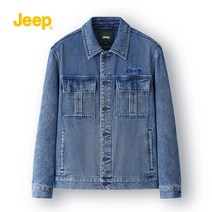 Jeep 지프 남성용 재킷 남성용 코트 데님 재킷 YKR07FLJK