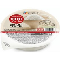 CJ 햇반 즉석밥 저단백밥 180g, 3개