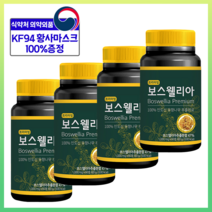 관절 연골 무릎엔 더 튼튼한 프리미엄 보스웰리아 1000 60정, 4박스