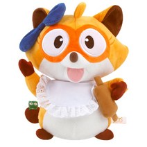 농심 너구리 인형 요리사 너구리 25cm 애착 동물