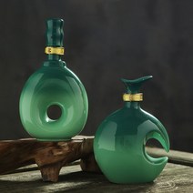 리우씨앤씨 도자기 술병 2종세트 담금주병 인테리어소품포장은변경될수있음