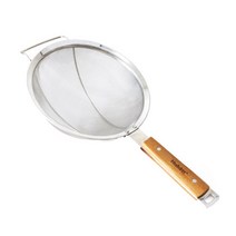 휴바트 스텐 우드핸들 스트레이너 건지기 24cm, 1개