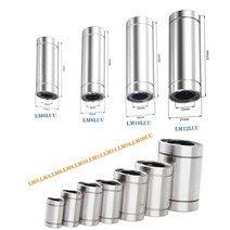 410pc lm6uu lm8uu lm10uu lm8luu lm6luu lm12uu lm3uu lm4uu lm14uu 긴 유형 8mm 선형 볼 베어링 cnc 부품 cnc 3d 프린터, lm8suu 8x15x17, 4개