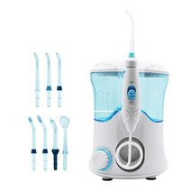 셀프치아미백 치아 화이트닝 미백기 water flosser 구강 세정기 클리너 중괄호, 하얀