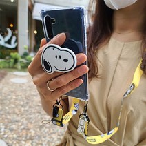 화웨이 비와이 폰2 화웨이 비와이 폰3 케이스 목걸이형 투명 실리콘 젤리 스마트톡 세트