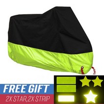 바이크 오토바이커버125cc 대형 방수커버 덮개 오토바이 용품 우비 바이크 오토바이커버125cc 대형 방수커버 컵홀더 오토바이 용품, 1600mm-1800mm용 M, 형광등