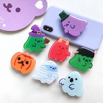 3M 거치대 할로윈 에폭시그립톡 톡홀더 이지그립 악세사리 스마트폰 스마트톡 유령 아크릴톡 그립팝, 악마