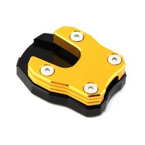 혼다 PCX125 PCX 125 150 2018 오토바이 사이드 스탠드 패드 플레이트 킥 확대기 지원 확장, 02 Gold