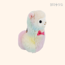 에버랜드 인형 키홀더 레인보우 알파카 인형 2개 8cmX14cm, 알파카 키홀더 8cmX14cm 2개