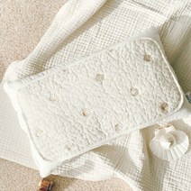 마롤로뜨 아기베개 커버 유아 아기땀 베개 패드 신생아 100수 순면, 반짝조개_아기땀베개커버