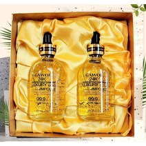 [화장품] 순금 99.9 % 24K 럭셔리 골드앰플 100ml X 2개입 / 피부미백 주름개선 2중기능성인증제품, 상세페이지 참조, 상세페이지 참조