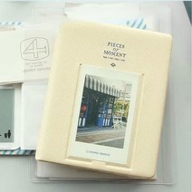 64 Pockets Book Album for Fujifilm Instax instant Mini 11 9 8 7s 70 25 50s 90 Films 3/4 inch Photo pa, 03 Beige