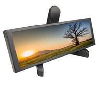 화면 온도제어 디스플레이 8.8 7.9인치 IPS 스트립 휴대용 터치 스크린 디스플레이 브래킷 섀시, 7.9인치 1280x400 스크린+쉘+브래킷