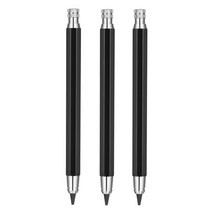 3pcs 5.6 mm 기계적 연필 초안 드로잉 아트 스케치에 대 한 자동 기계 흑연 연필을 스케치, 검은 색