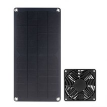 태양열집열판30W 12V 태양 배기 팬 6 인치 미니 인공 호흡기 전지 패널 전원 공기 추출기 개 치킨 하우스 R, 01 30W-1 Fan
