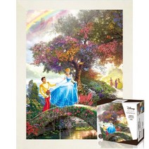 퍼즐피플 디즈니 150피스 직소퍼즐 모음, 신데렐라 킨케이드 150피스 액자포함(우드화이트), 퍼즐유액 포함, 150p