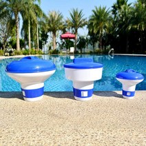 수영장 소독제 디스펜서 염소 소독약 수질 관리, 중형 디스펜서