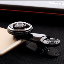 접사렌즈 어안렌즈 스마트폰 줌 망원 광각 렌즈 fisheye 235도 슈퍼 카메라 for smart iphone samsung xiaomi fish eye lente, 검은색